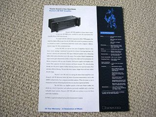 bryston 3b 4b thx power amplifier brochure from canada time