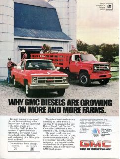 1982 GM General Motors GMC CAT 3208 Diesel Farm Pickup Truck & Stake 