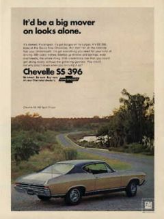 1968 chevrolet chevelle ss396 it d be a big mover ad  4 58 