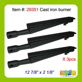 Kenmore Replacement Cast Iron Gas Grill Burner 29351 3pack