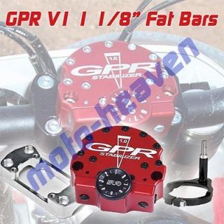 GPR V1 Steering Damper Kawasaki KX450F 2012 1 1/8 FAT BARS 4001 0042 