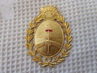 argentina federal police hat badge shield obsolete 2 from argentina