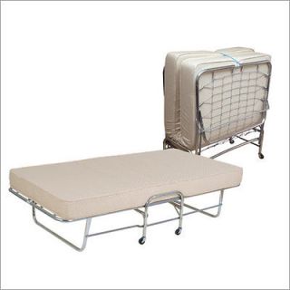 Mantua 30 Inch Zinc Plated Steel Roll A Way Bed with Mattress