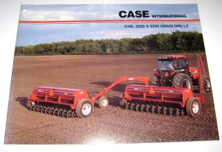 Case IH International 5100 5200 6200 Grain Drill Sales Brochure