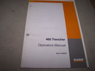 case 460 trencher operator s manual  14