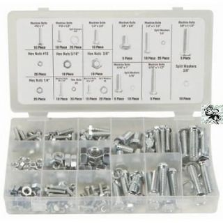 new 240 piece sae nut and bolt assortment with case
