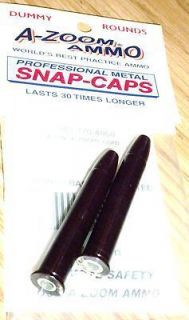 Zoom 375 Winchester Metal Snap Caps 2 per package 12260 NEW