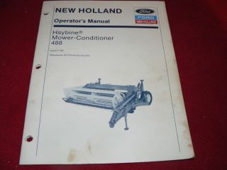 new holland 488 haybine operator s manual 