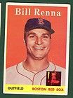 1958 topps bb 473 bill renna r sox ex buy