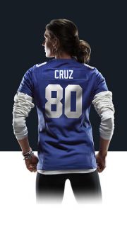    Victor Cruz Womens Football Home Game Jersey 469909_403_B_BODY