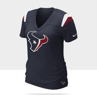 Nike Fashion V Neck NFL Texans Womens T Shirt 469933_459_A