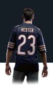    Devin Hester Mens Football Home Limited Jersey 468916_460_B_BODY