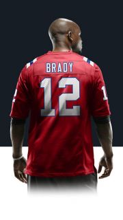    Tom Brady Mens Football Alternate Game Jersey 479423_657_B_BODY