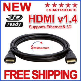 10FT HDMI CABLE V 1 4 1080P ETHERNET BLURAY 3D TV DVD PS3 HDTV XBOX 