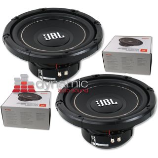 Two 2 JBL MS 12SD2 12 Dual 2 Ohm MS Series Car Audio Subwoofers Pair 