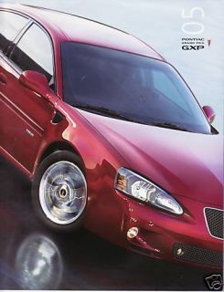 2005 Pontiac Grand Prix GXP Brochure