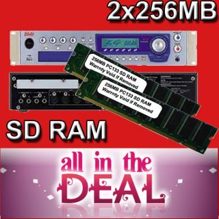 512MB Sampler Memory Akai Z4 Z8 MPC4000 2 x 256MB RAM