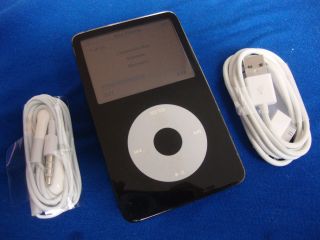 Apple iPod classic 5th Generation Black 30 GB WITH FRESH BATTERY