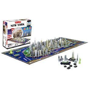 4D New York City Skyline Time Puzzle New Teasers Brain 3 D Puzzles 
