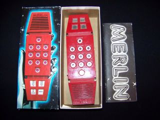 Merlin 1978 vintage electronic 100% complete Parker Bros computer game 