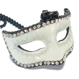 FB88 Inspired 50 Fifty Shades of Grey Necklace Darker Mask Crystal 