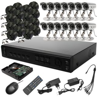 16CH Channel CCTV DVR Video Security Recorder System 16 Camera 1TB HDD 