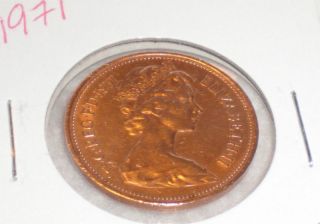 1971 Elizabeth II A Two New Pence Coin