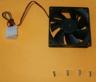 New Computer Case Cooling Fan 4pin 80 mm 8 cm PC Cooler