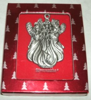 WALLACE SILVERSMITHS CHRISTMAS COLLECTIBLE 3 ANGELS PEWTER MINI 