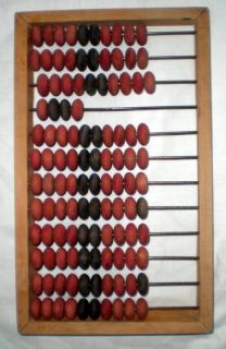   Old RARE Russian Soviet Wooden Big Abacus Wood USSR CCCP 1970