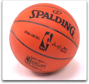 Spalding NBA Official Leather Indoor Basketball Game Ball 29 5 Size 7 