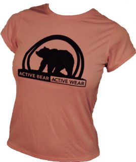 Active Bear Womens Dry Balance Performance T Shirt Pink