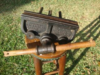 ANTIQUE ABERNATHY WOOD WORKING VISE TOOL CO CHICAGO No 20 CLUTCH RAPID 