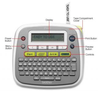   Touch PTD200BT Labelmaker Two Tapes Included PT D200BT QWERTY