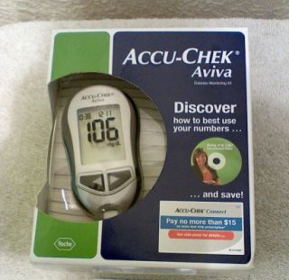 Accu Chek Aviva Diabetes Monitoring Kit Roche Blood Glucose Test Accu 