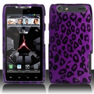 Fit Motorola Droid RAZR Phone Cover Hard Accessories Case Purple 