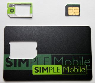Simple Mobile MICROSim Card Activation Kit GSM Prepaid TMOBILE NETWORK 