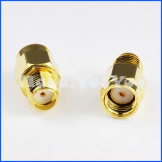   Jack to RP SMA Plug Female Pin RF Straight Connector Adapter