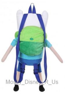 Adventure Time Finn And Jake FINN Plush Backpack Tote Bag Back To 