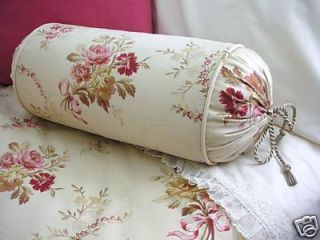 one custom sewn neck roll pillow