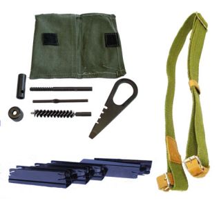 AIM MOSIN NAGANT CLEANING KIT SLING AND 5 PACK STRIPPER CLIP COMBO