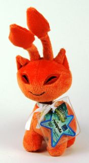 New Neopets Orange Aisha Plush Toy with Tag Unused Code  
