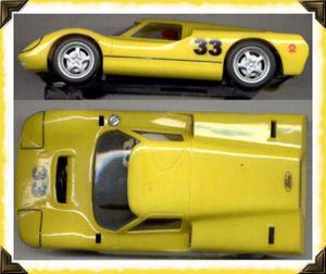 32 Strombecker Ford J Slot Car Scalextric Chassis