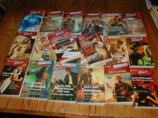 LOT OF 20 HARLEQUIN BLAZE PAPERBACKS   12 ARE FROM 600 SERIES