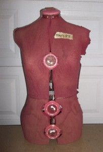 vintage adjustable dress form mannequin kwik fit