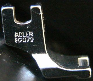 Adler 589 Sewing Machine Button attaching 87072 Foot