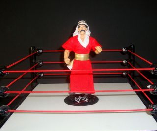 Sheik Adnan Al Kaisey AWA Jakks Custom Legend Classic Figure WWE WCW 