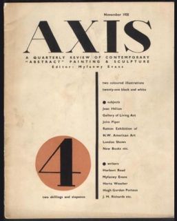 1935 Myfanwy Evans Axis 4 British Constructivism Journ