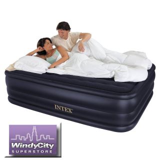 Raised Airbed Inflatable Bed Mattress Queen Air Bed
