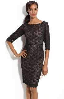 Alex Evenings Lace Sequin Belted Sheath 12 from 